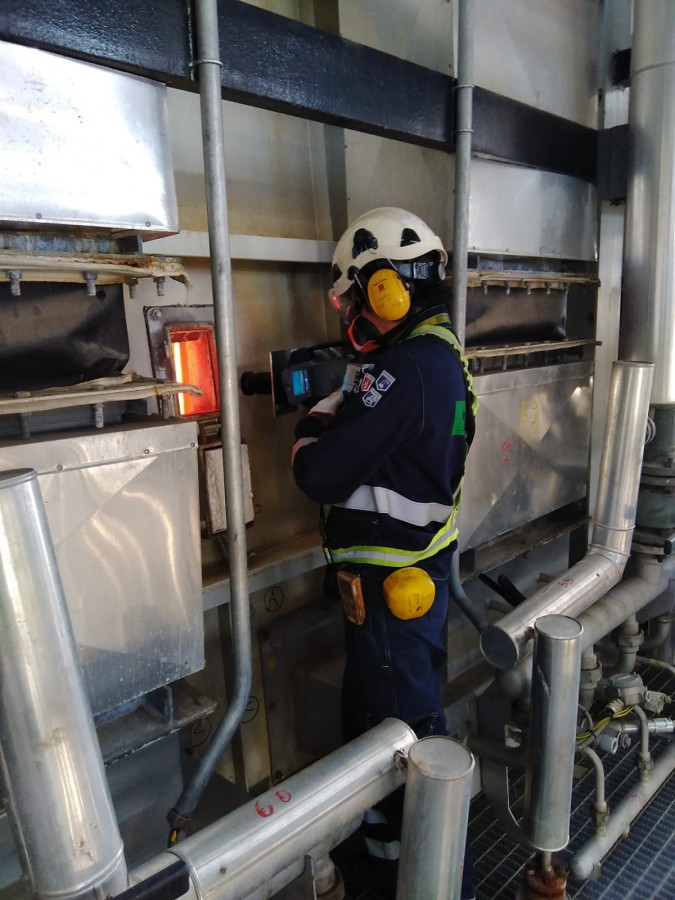 Controlli di termografia con termocamera ad infrarossi