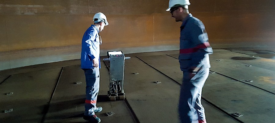 Controllo con Flusso Magnetico Disperso tramite FloorScan 3D