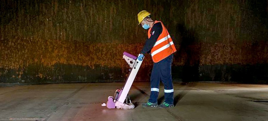 Controllo con Flusso Magnetico Disperso tramite FloorScan 3D