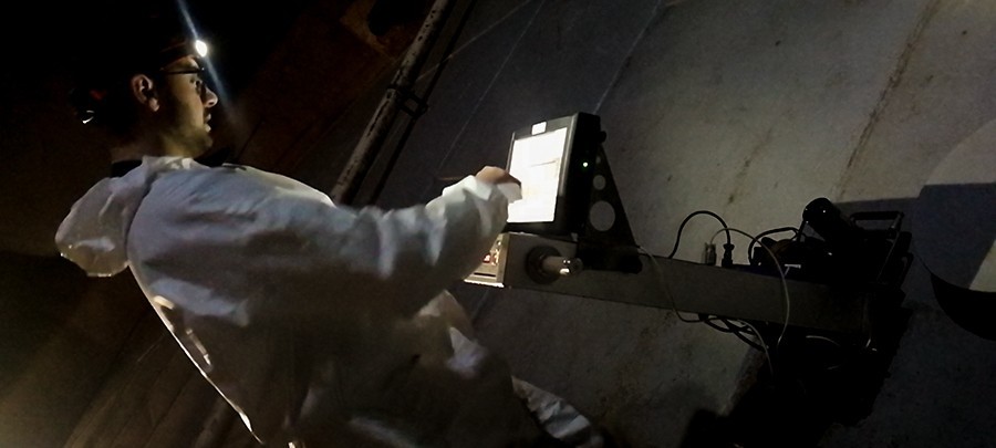 Controllo con Flusso Magnetico Disperso tramite FloorScan 3D